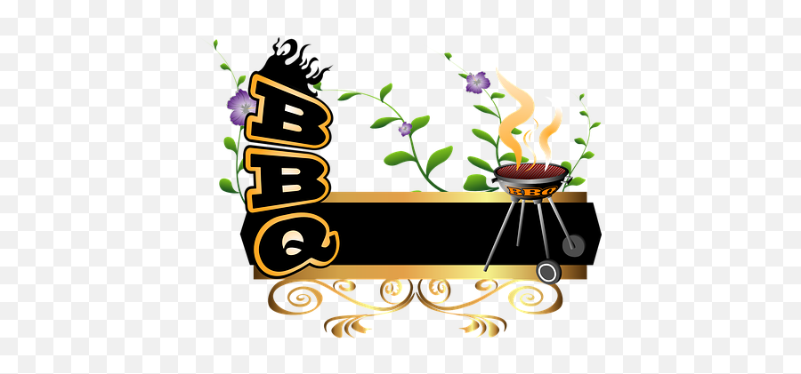 Bbq Barbecue Summer Food Party Eat Pork Ta - Bbq Recipe Clipart Transparent Background Bbq Emoji,Recipe Clipart