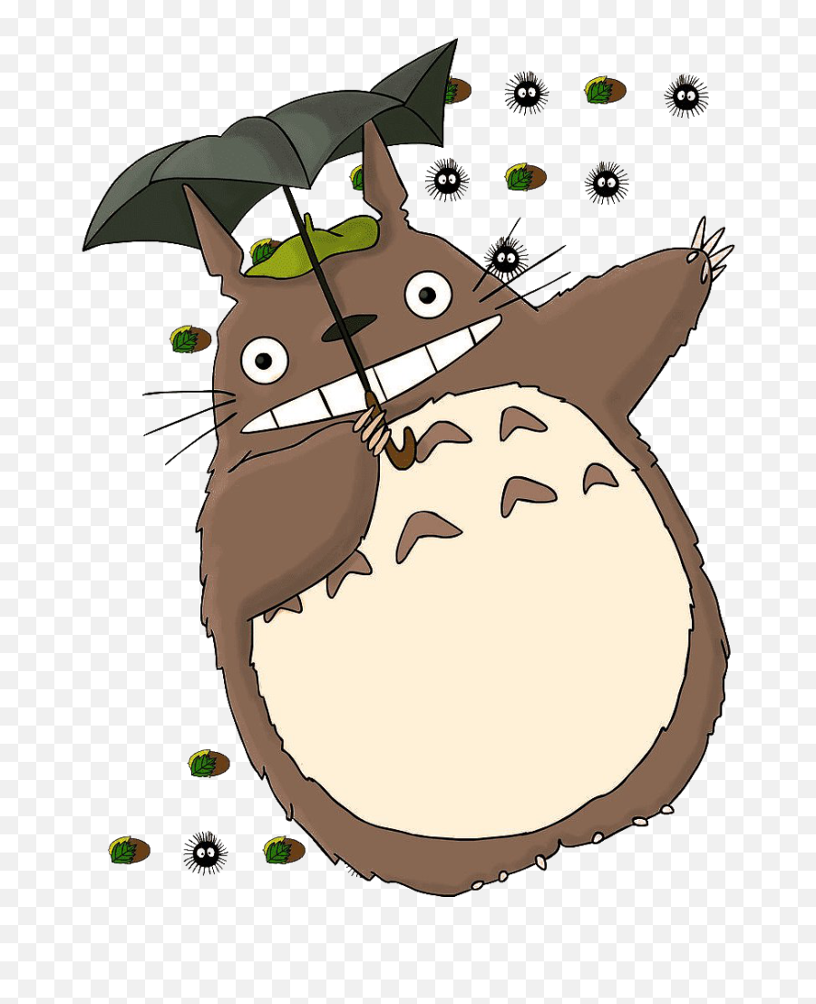 My Neighbor Totoro Transparent Images - Mi Vecino Totoro Dibujo Emoji,Totoro Png