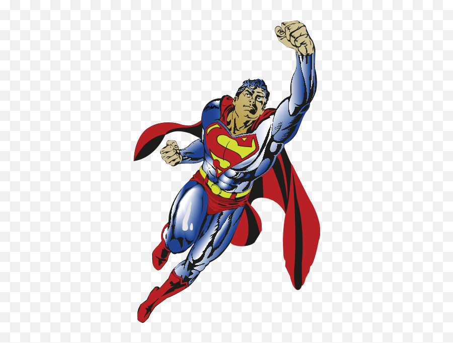 Logo - Flying Superman Vector Emoji,Superman Logo Vector