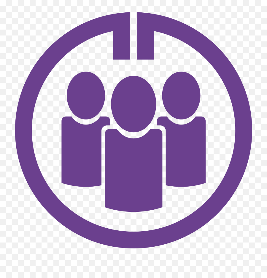 Circle Of People Png Png Images - Purple Symbol Of People Emoji,Purple Circle Png