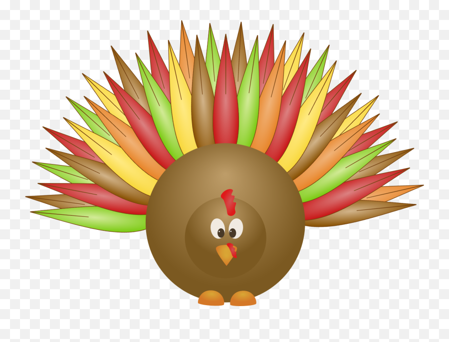 Printable Turkey Feather Cutouts - Cute Turkey Feathers Clipart Emoji,Turkey Feather Clipart
