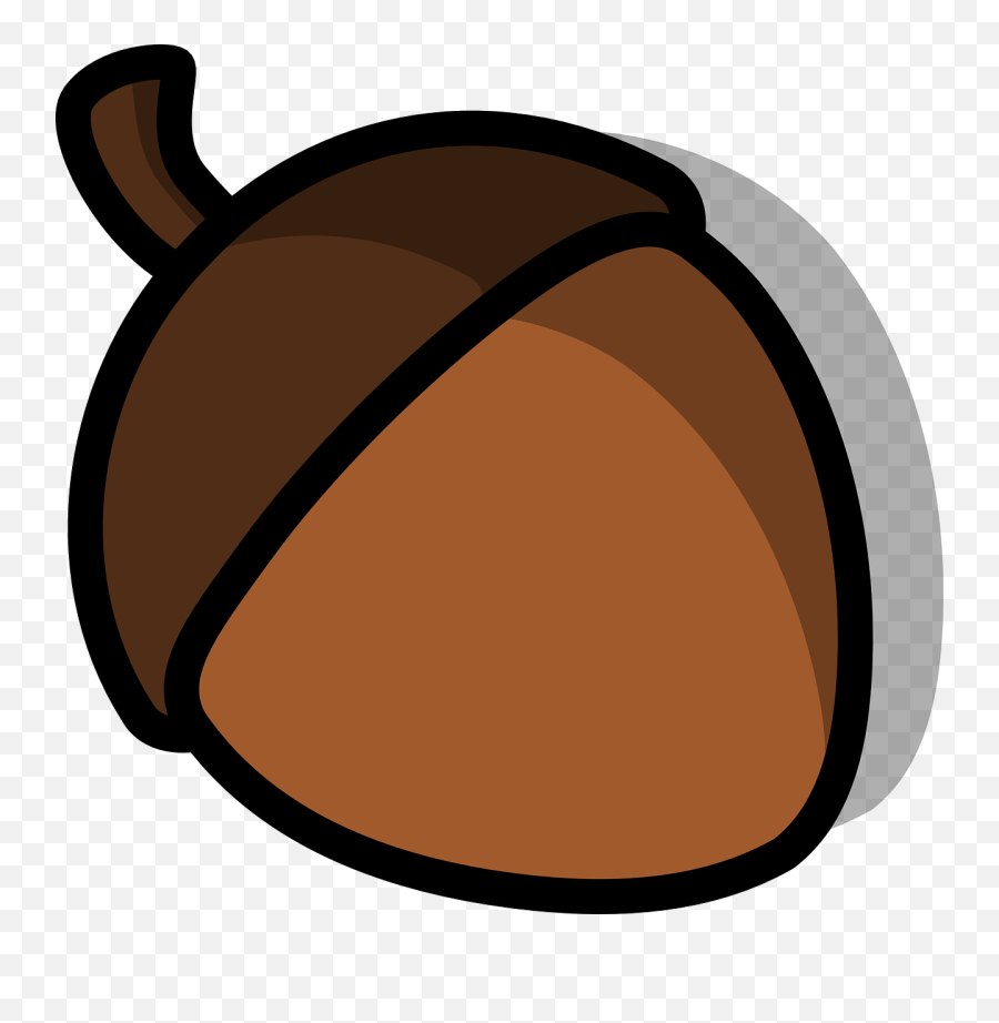 Download Acorn Clipart Cartoon - Squirrel Nut Clipart Png Clipart Nuts Emoji,Acorn Clipart