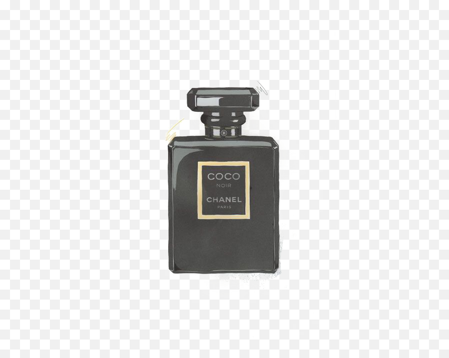 Download Mademoiselle No Perfume Bottle Coco Chanel Hq Png - Coco Emoji,Coco Chanel Logo