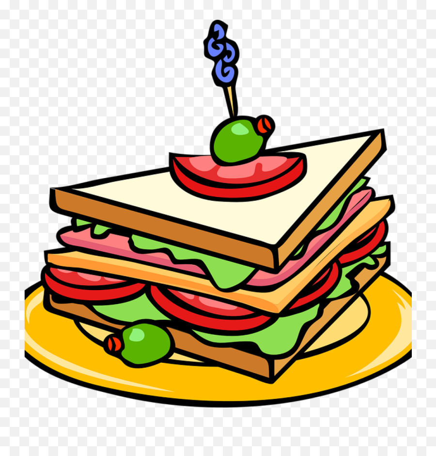 Party Food Clipart Party Food Clipart Sandwich Food - Measuring Words For Food Emoji,Food Clipart