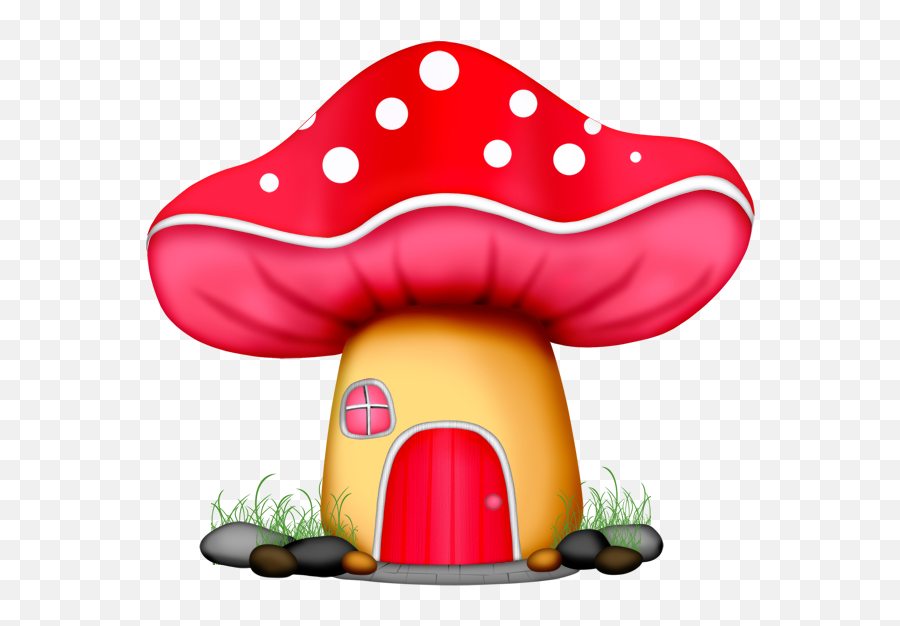Pin On - Cartoon Transparent Mushroom Png Emoji,House Clipart Free
