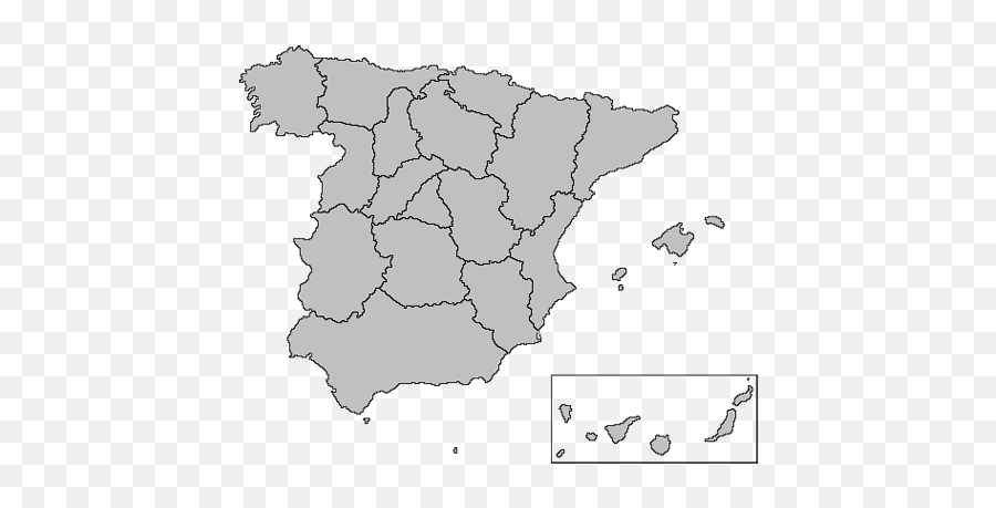 Map Spain 1720 - Official Languages In Spain Map Emoji,Spain Png
