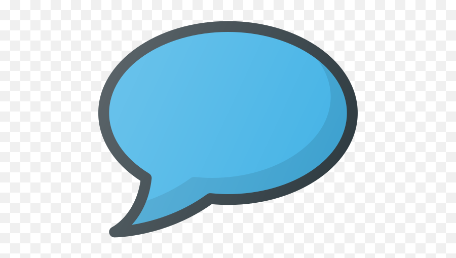 Message Chat Bubble Free Icon Of Free Set Color Outline Emoji,Chat Bubble Transparent