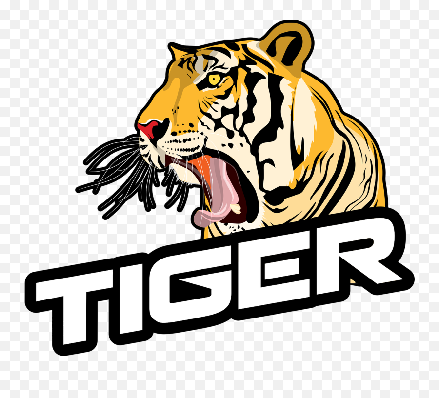 Tiger Roaring Animal - Free Vector Graphic On Pixabay Emoji,Tiger Face Png