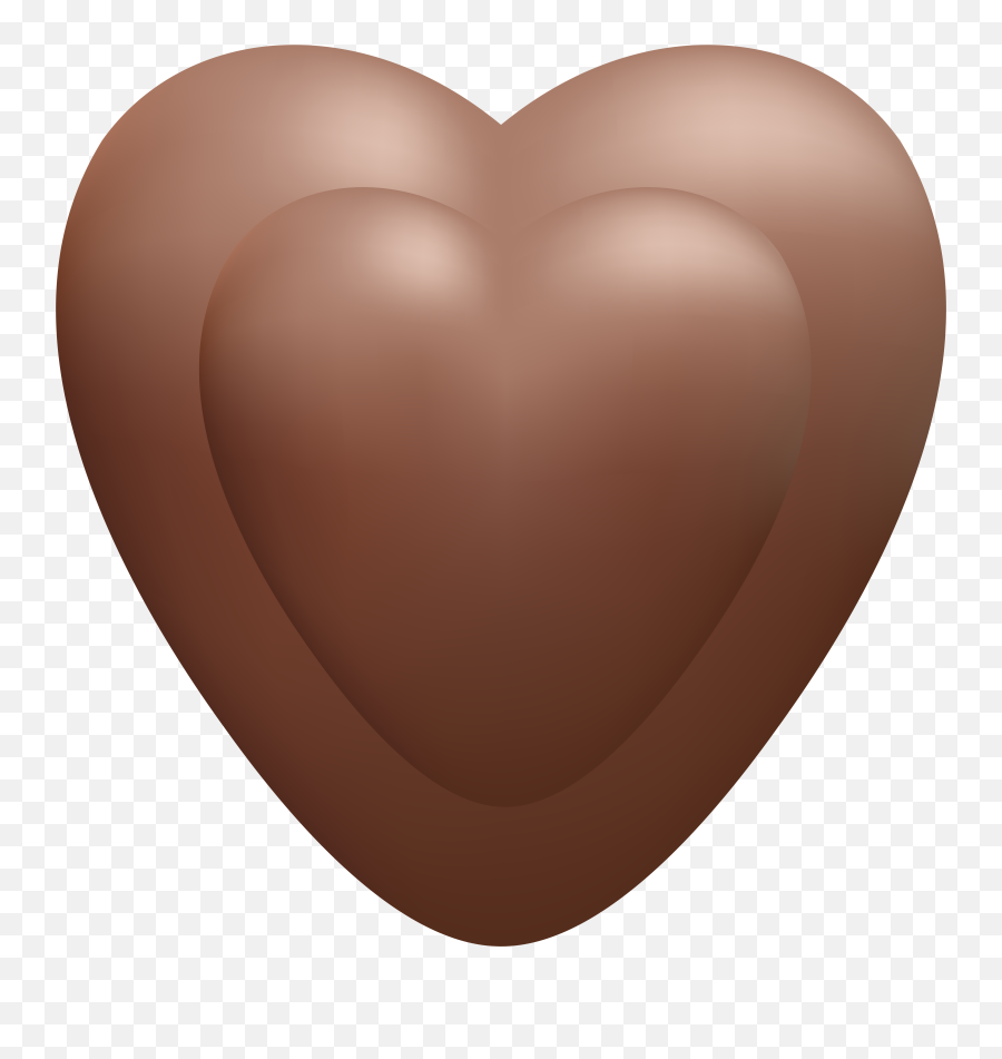 Library Of Chocolate Heart Picture Emoji,Chocolate Clipart