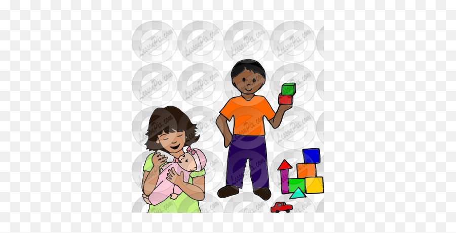 We Can Play Different Things Picture For Classroom Emoji,Boy Putting On Clothes Clipart