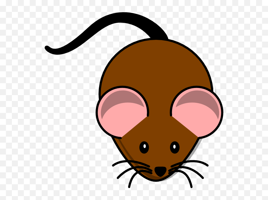 Cute Mouse Clipart - Brown Mouse Clipart Emoji,Mouse Clipart
