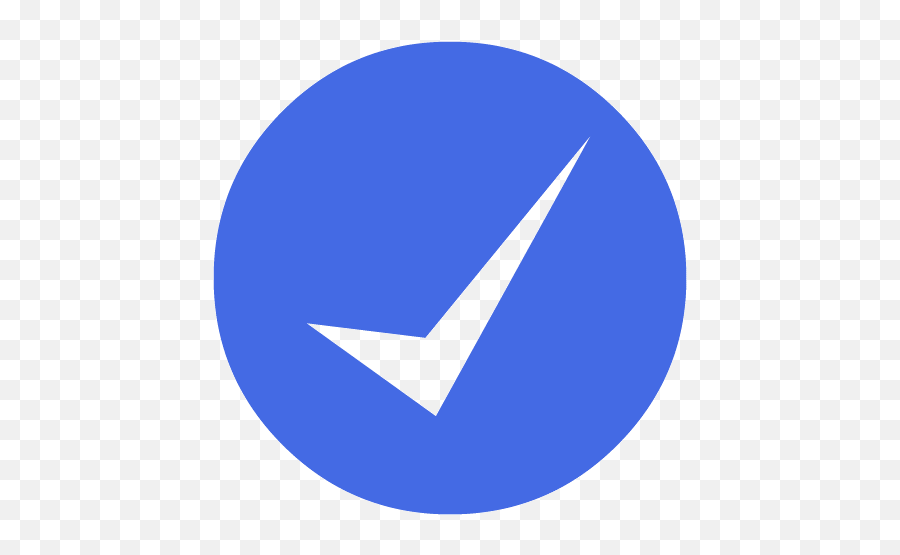 Blue Checkmark - Blue Check Mark Gif Emoji,Checkmark Clipart
