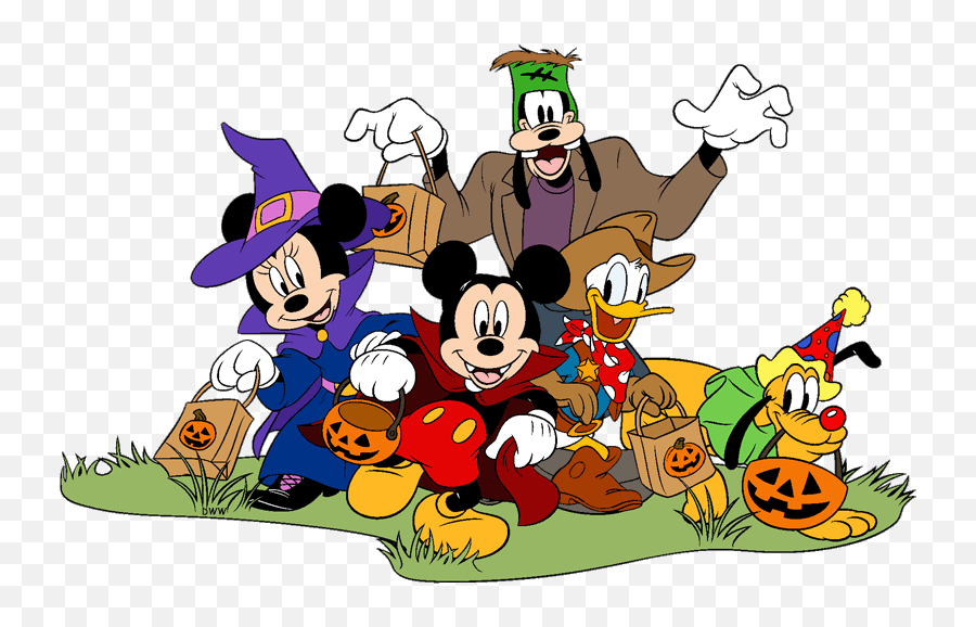 Library Of Mickey Mouse Halloween Clipart Freeuse Png Files - Clip Art Happy Halloween Disney Emoji,Halloween Clipart Free