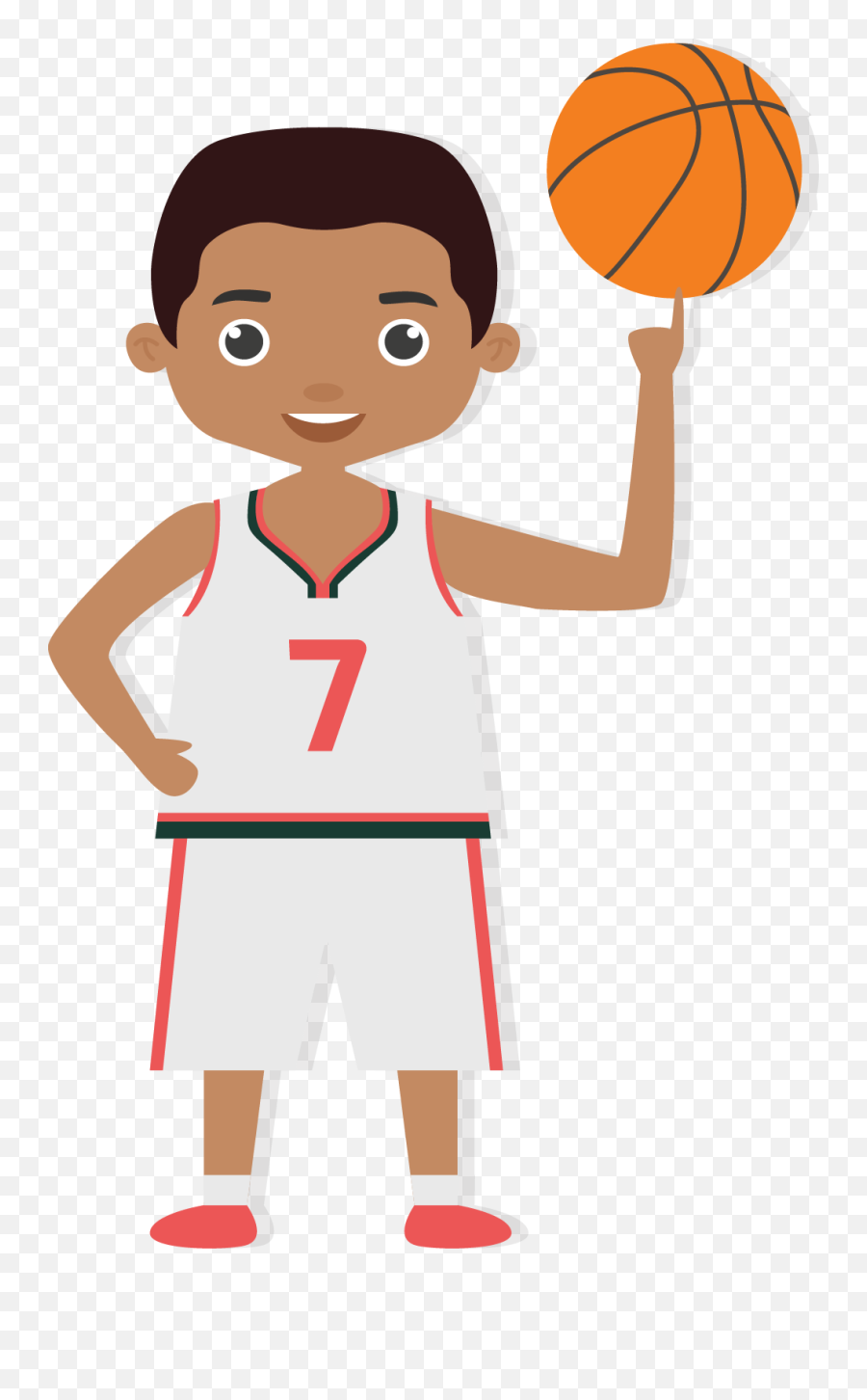 Library Of Basketball Player Dribbling - Kid Playing Basketball Clipart Png Emoji,Basketball Player Clipart