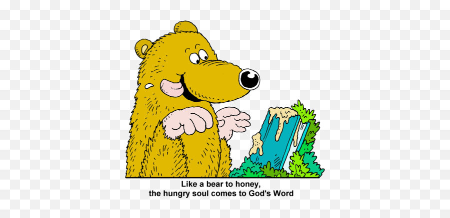 Image Bear To Honey Bible Clip Art Christartcom - Animal Figure Emoji,Hungry Clipart