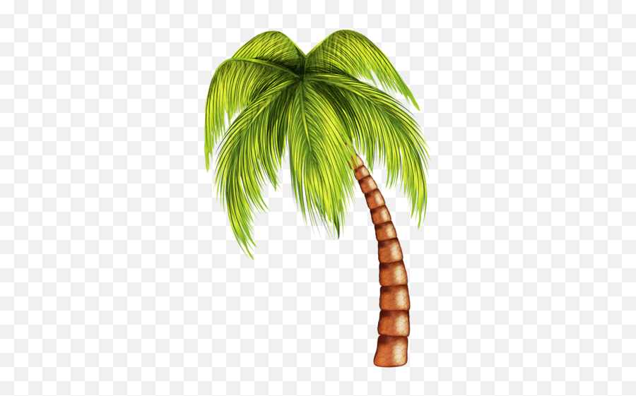 Tropical Clipart Summer Tree - Palm Tree Clip Art Emoji,Tropical Clipart