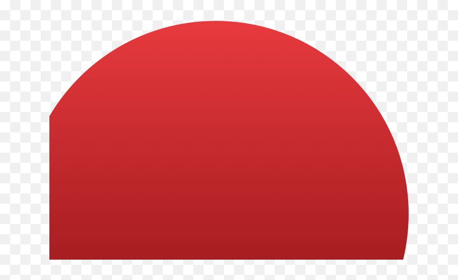 Semi Circle - Transparent Red Half Circle Emoji,Half Circle Png