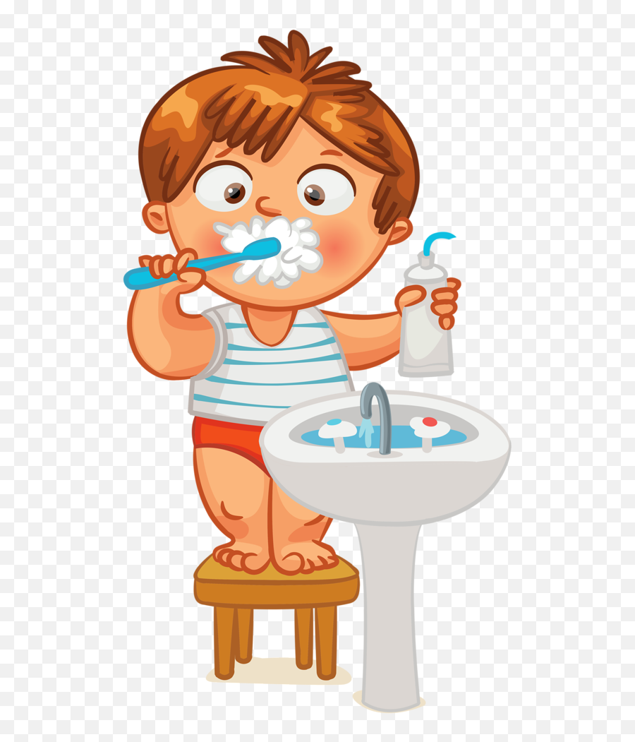 Clip Art - Brush My Teeth Clipart Emoji,Toothbrush Clipart