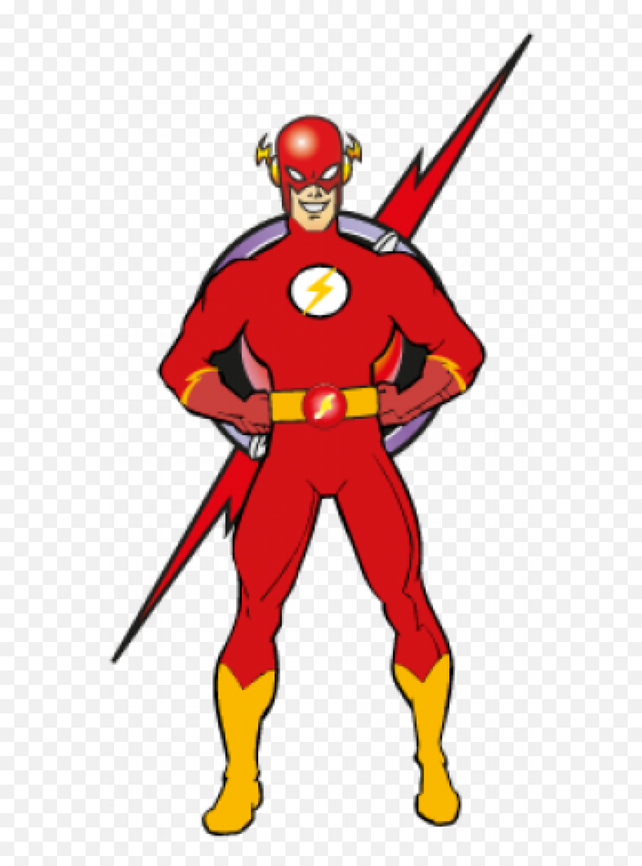 Flash Superhero Clipart Transparent - Superhero Flash Vector Emoji,Superhero Clipart