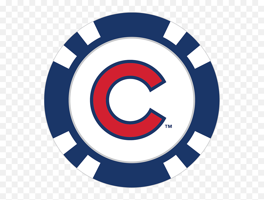 Chicago Cubs Transparent Image Png Arts - Ncaa Poker Chip Ball Marker Emoji,Cubs Logo Pictures