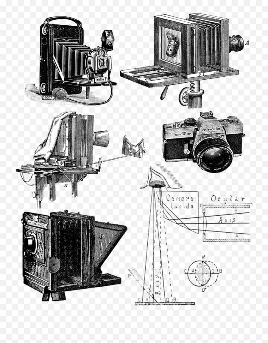 Vintage Camera Collage Sheet - Free Image On Pixabay Emoji,Vintage Camera Png