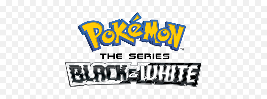 Pokémon The Series Black U0026 White - Bulbapedia The Pokemon Black White Logo Png Emoji,Whites Logo