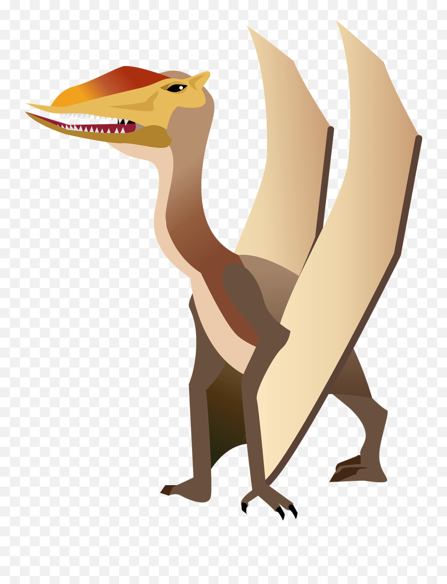Dimorphodon Dinosaur Clipart Free Download Transparent Png - Dragon Emoji,Free Dinosaur Clipart