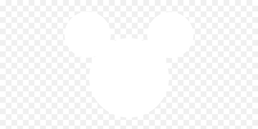 White Mickey Logo Png - White Mickey Mouse Logo Emoji,Mickey Mouse Logo