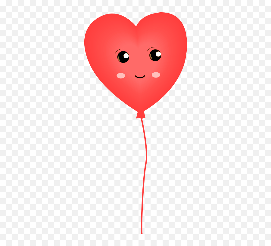 Download Cartoon Balloon Png - Girly Emoji,Cartoon Heart Png
