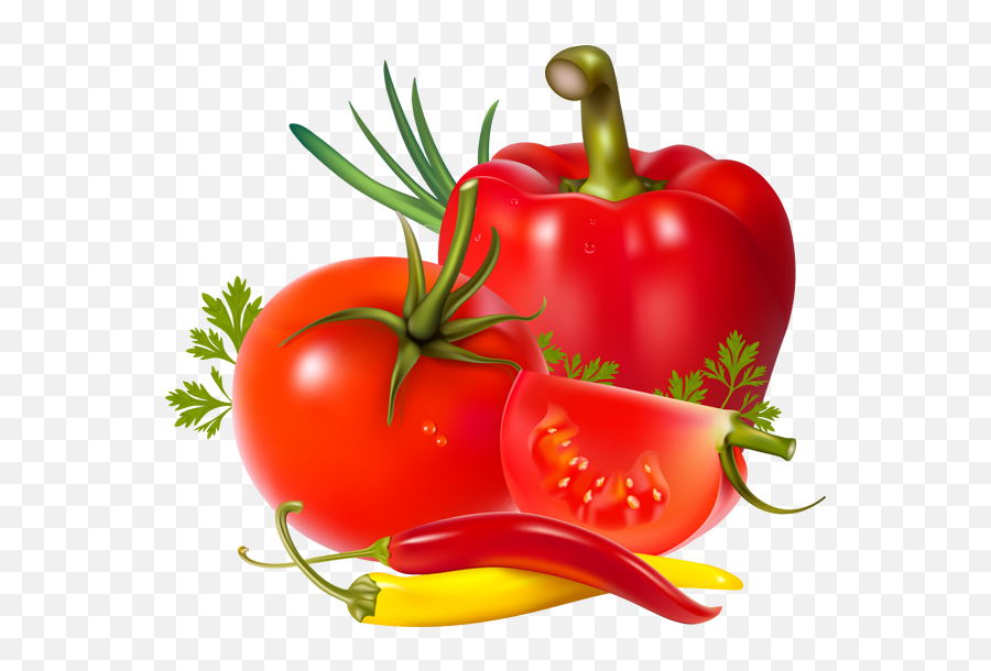 Tomatoes Clipart Tomato Seed - Tomato And Pepper Clip Art Tomato And Pepper Clipart Emoji,Tomato Clipart