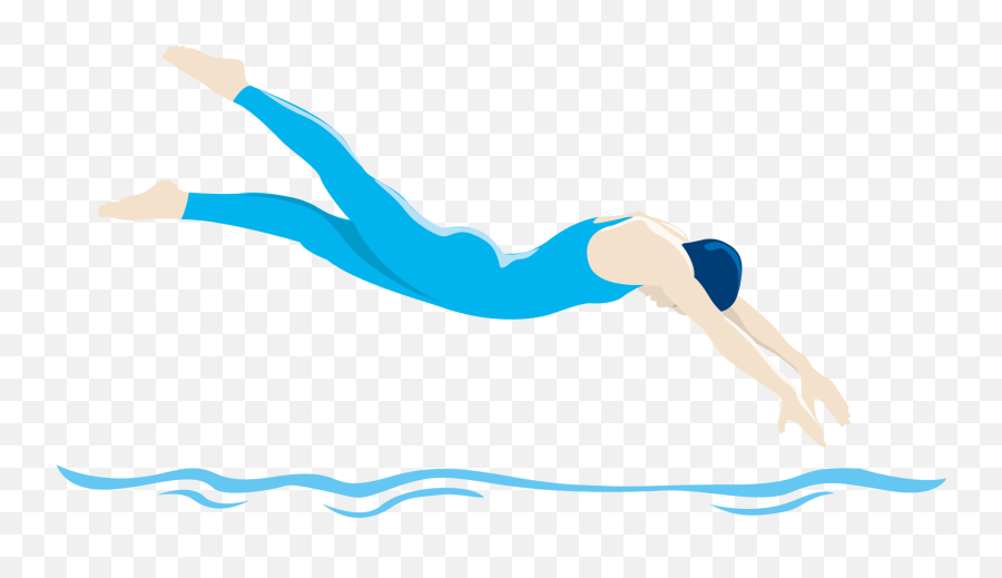 Swimming Sport No Clip Art - Diving Swimming Png Download Diving In Pool Png Emoji,Swimming Pool Clipart