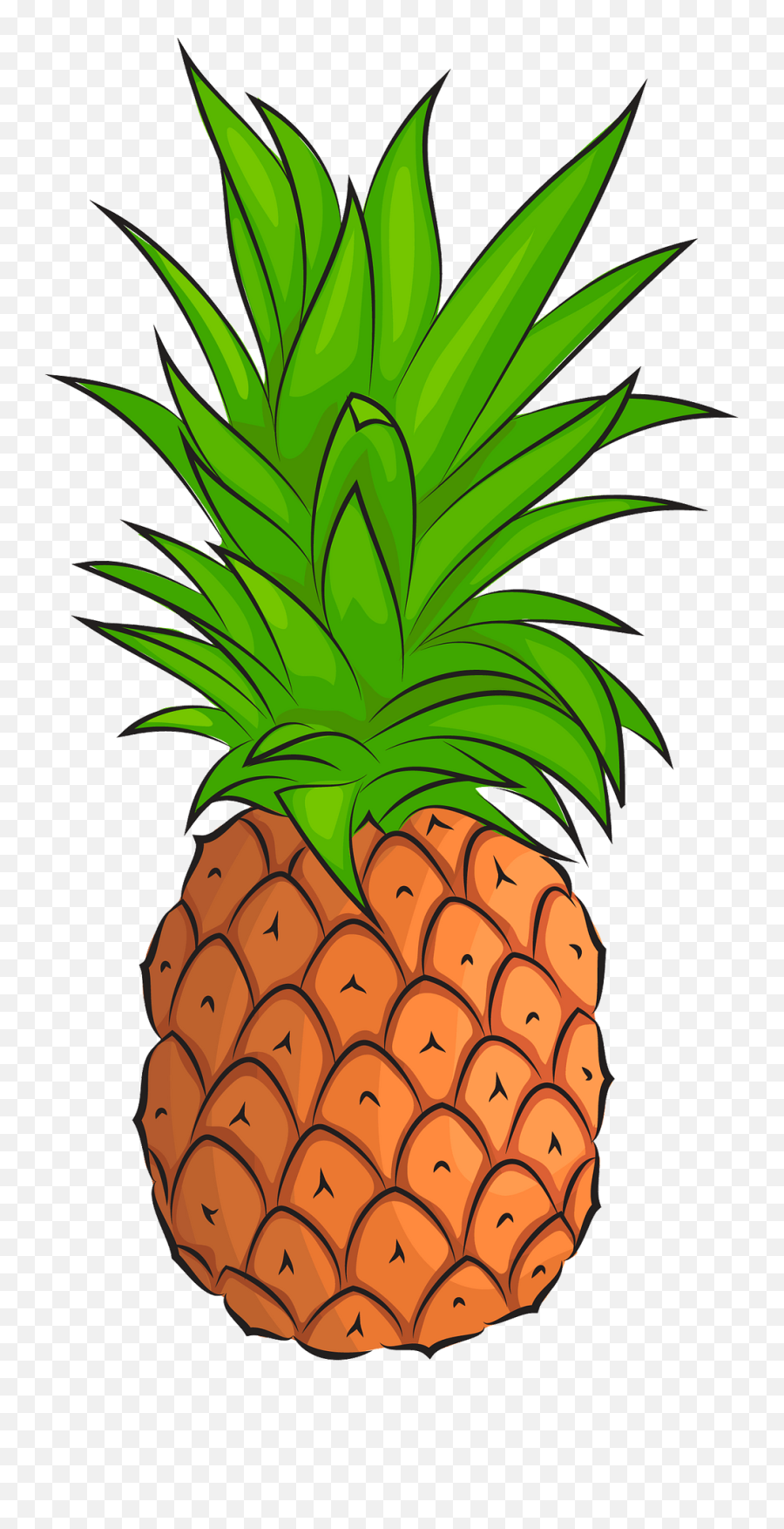 Pineapple Clipart - Ananas Clipart Emoji,Pineapple Clipart