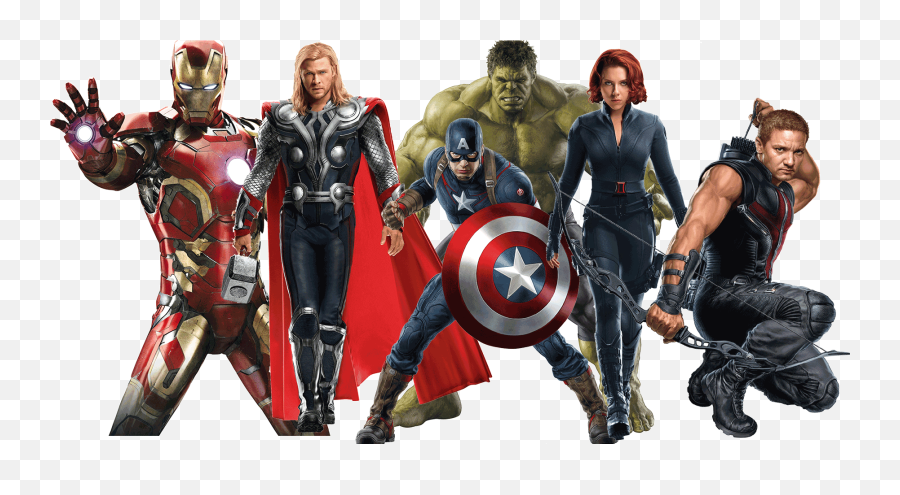 Avengers Png Download Transparent - Transparent Background Avengers Characters Png Emoji,Avengers Png
