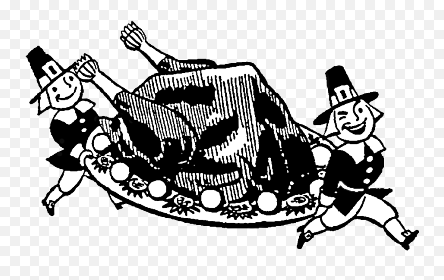 Free Public Domain Thanksgiving Clipart - Fictional Character Emoji,Pilgrims Clipart