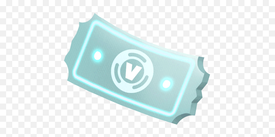 V - Fortnite Snowflake Ticket Emoji,V Bucks Png
