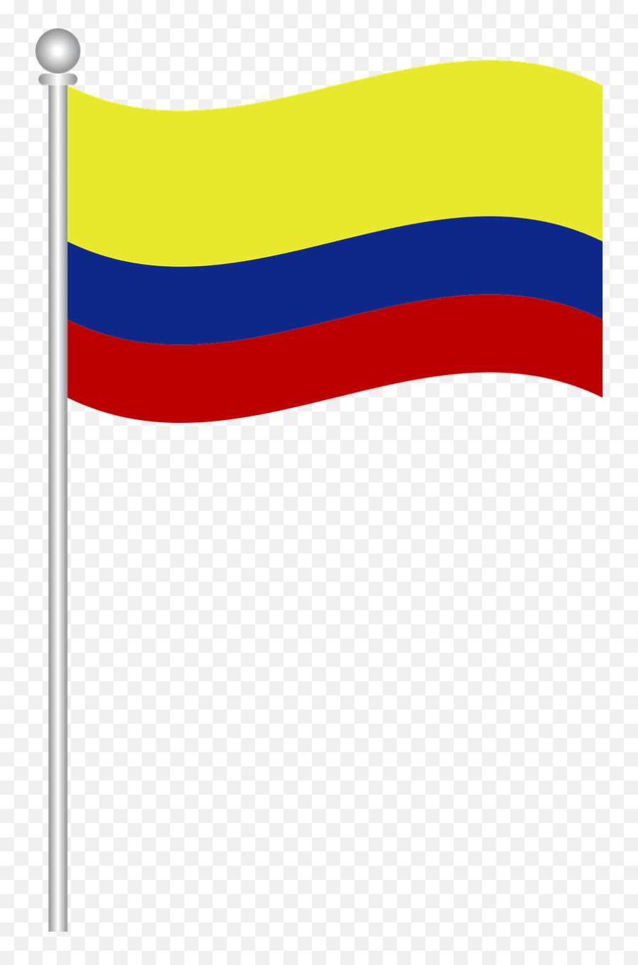 Flag Of Colombia - Colombia Flag Transparent Emoji,Colombia Flag Png