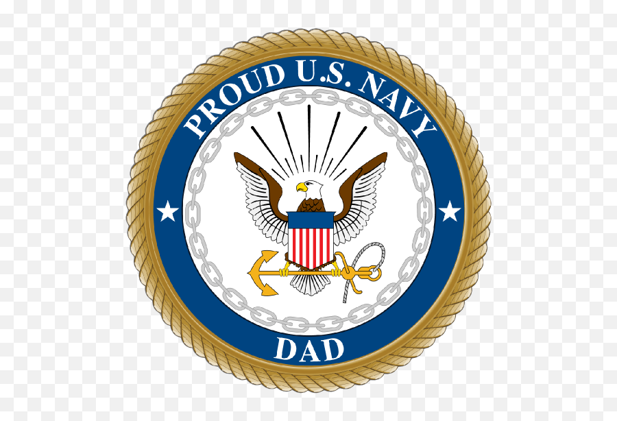 Proud Us Navy Dad Sticker - Navy Logo Emoji,American Dad Logo