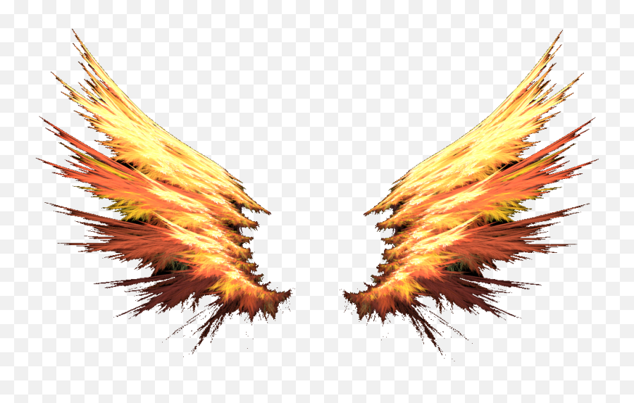 Download Fire Wings Red Orange Colorful Cute Badass Cool - Fire Fairy Wings Emoji,Fire Transparent Background