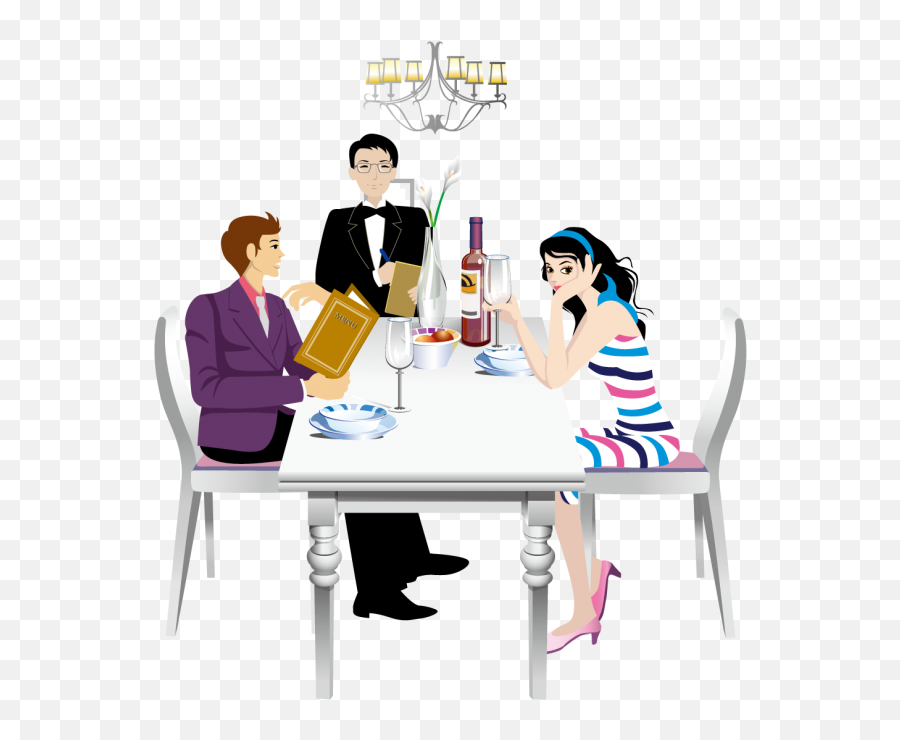 Waiter Serving Food Png Free Image - Customer In Restaurant Cartoon Png Emoji,Waiter Clipart