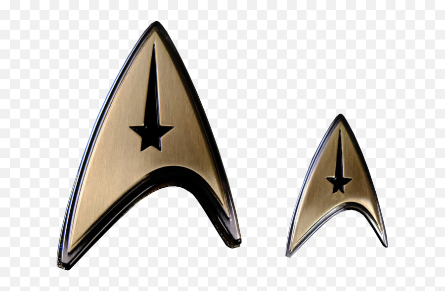 Star Trek Discovery - Enterprise Command Insignia Magnetic Badge Replica U0026 Lapel Pin Set Star Treck Enterprise Png Emoji,Starfleet Command Logo