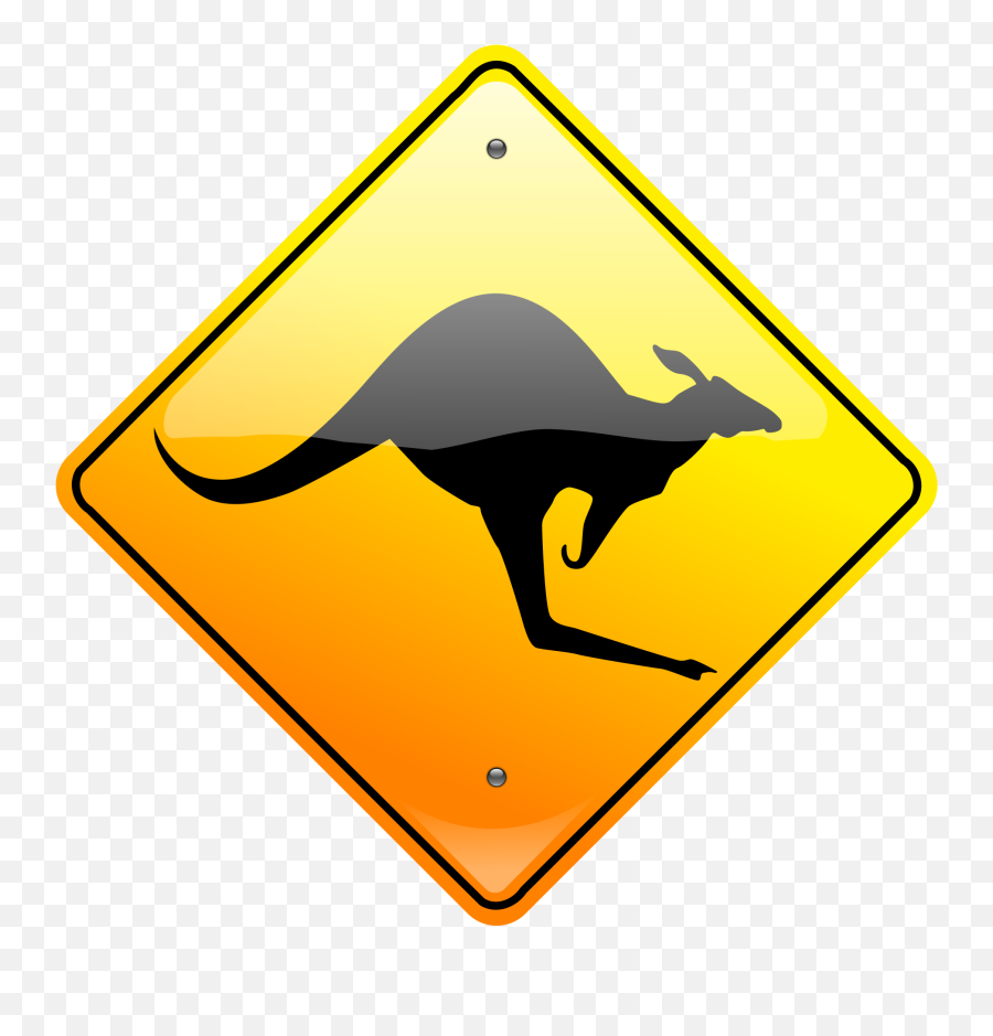Clipart - Clip Art Kangaroo Sign Emoji,Kangaroo Clipart