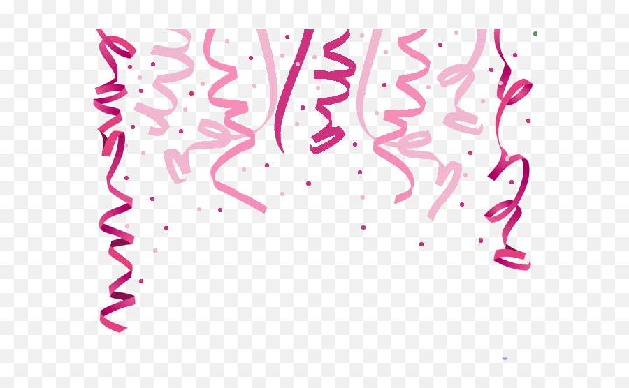 Pink Confetti Png - Birthday Confetti Background Full Size Birthday Pink Confetti Png Emoji,Confetti Png