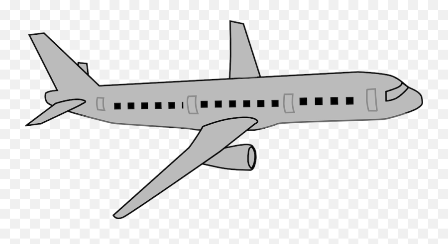 Png Airplane - Airplane Collection Of Clipart Black And Grey Plane Clipart Emoji,Take Clipart