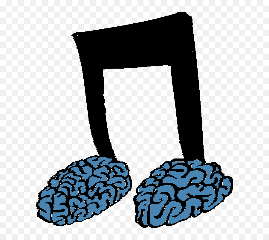 Clipart Brain Music Clipart Brain Music Transparent Free - Cartoon Brain Emoji,Music Clipart