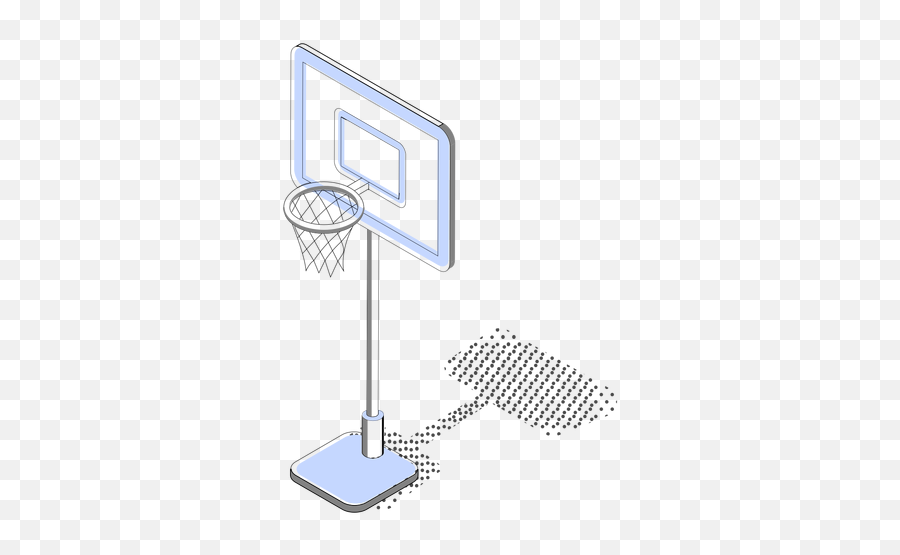 Basketball Hoop Isometric - Basketball Rim Emoji,Basketball Hoop Png