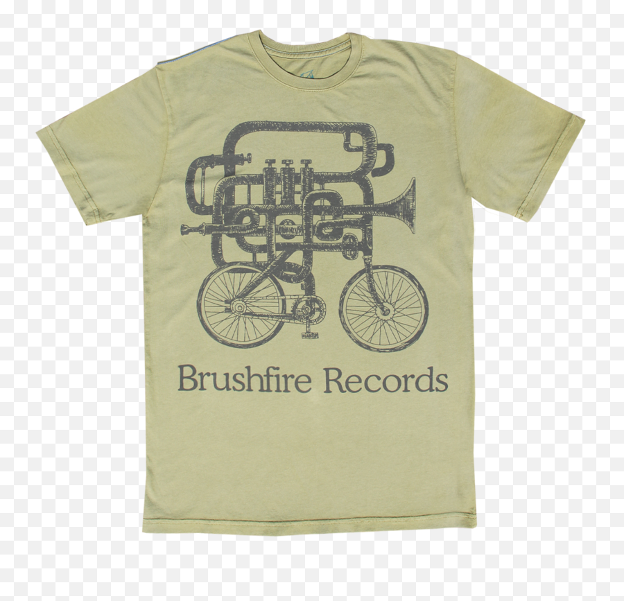 Unisex Brushfire Records Logo T - Shirt Emoji,Records Logo