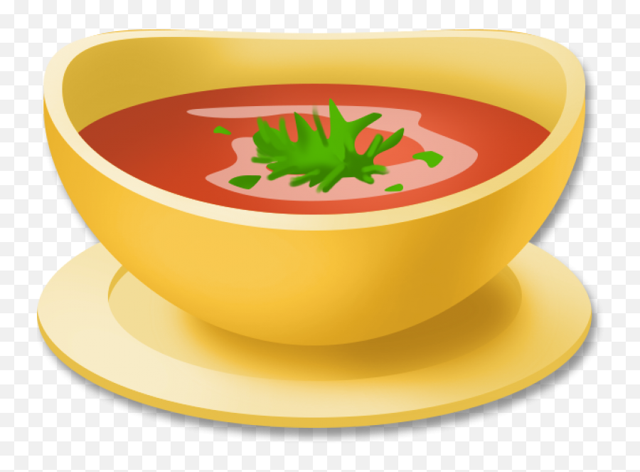 Tomato Soup Clip Art - Soup Cartoon Transparent Emoji,Soup Clipart