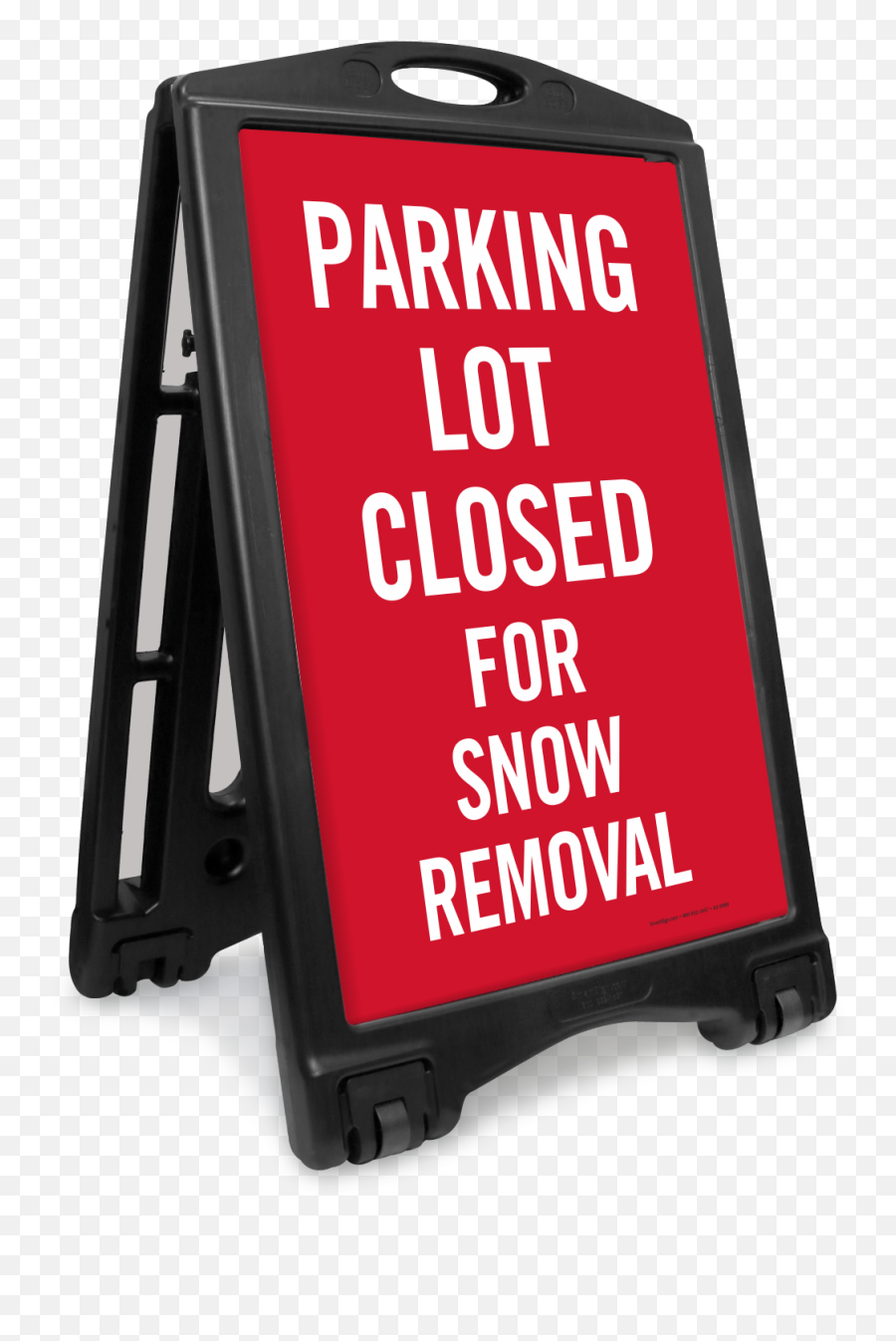 Parking Closed For Snow Removal Sidewalk Sign Sku K - Roll1145 Emoji,Snow Frame Png