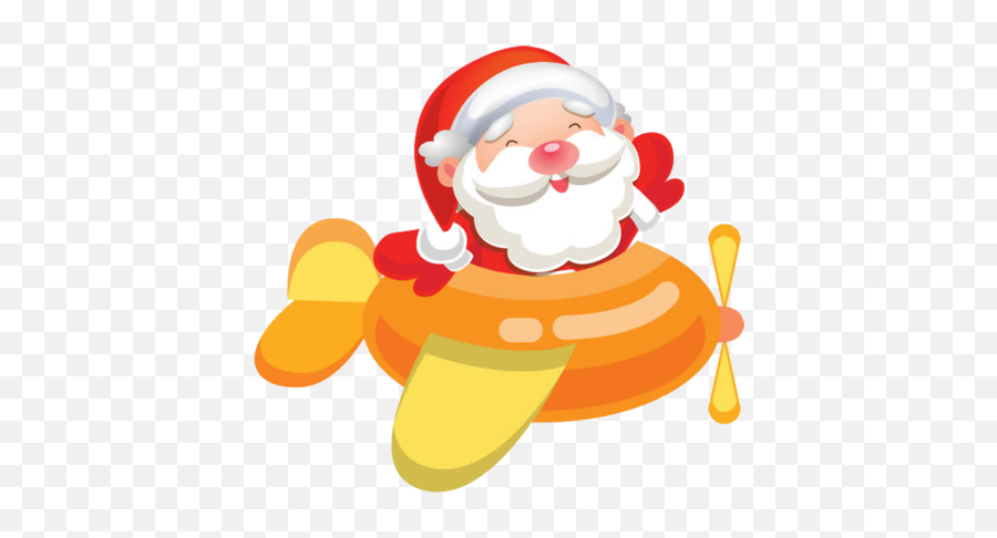 Santa Claus Airplane Christmas Christmas Ornament For Emoji,Ornament Transparent