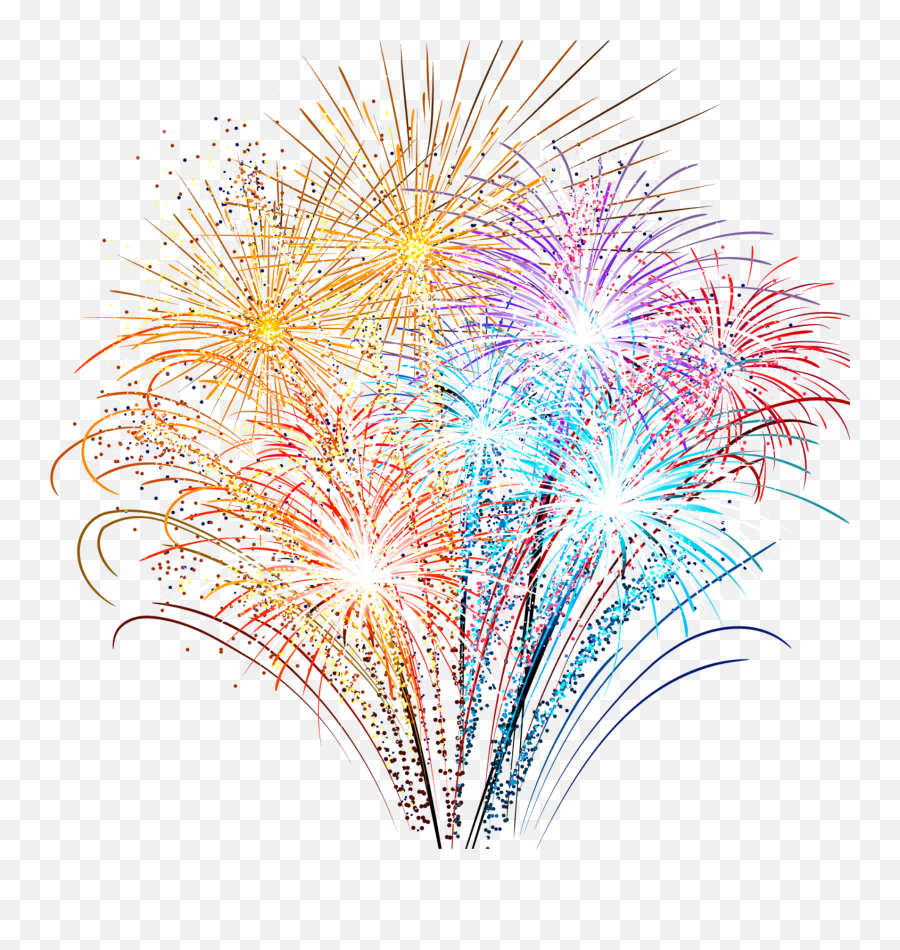 Transparent Background Fireworks - Transparent Background Clip Art Fireworks Emoji,Fireworks Clipart